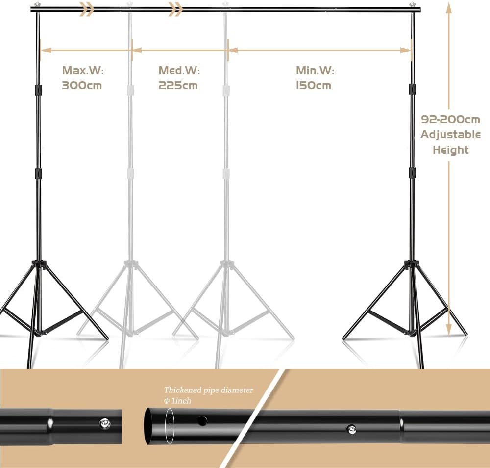 Photography Lighting Kit, Softbox Lighting Kit with Photo Backdrop for Product Photography, Portrait photography, Video Shooting Photography - Image 3